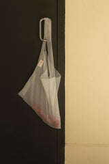 translucent silk bag - seafoam