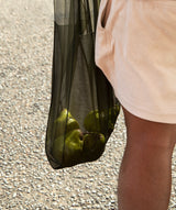 translucent silk bag - moss