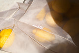 translucent silk bag - sandstone